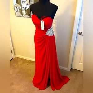 Nice medium red evening gown
